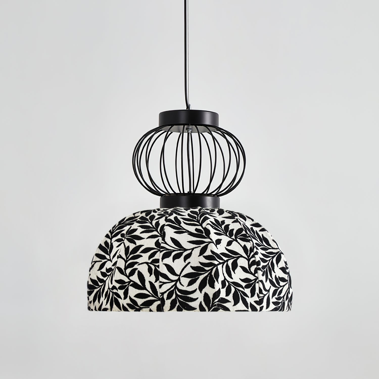 Forge Industrial Fabric Pendant Lamp-Neutral Decor