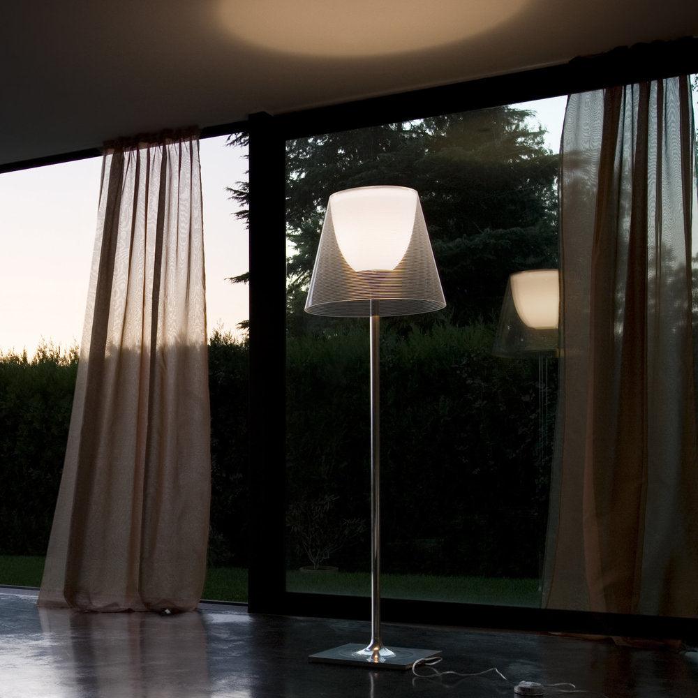 Garlan Modern Acrylic Floor Lamp-Neutral Decor