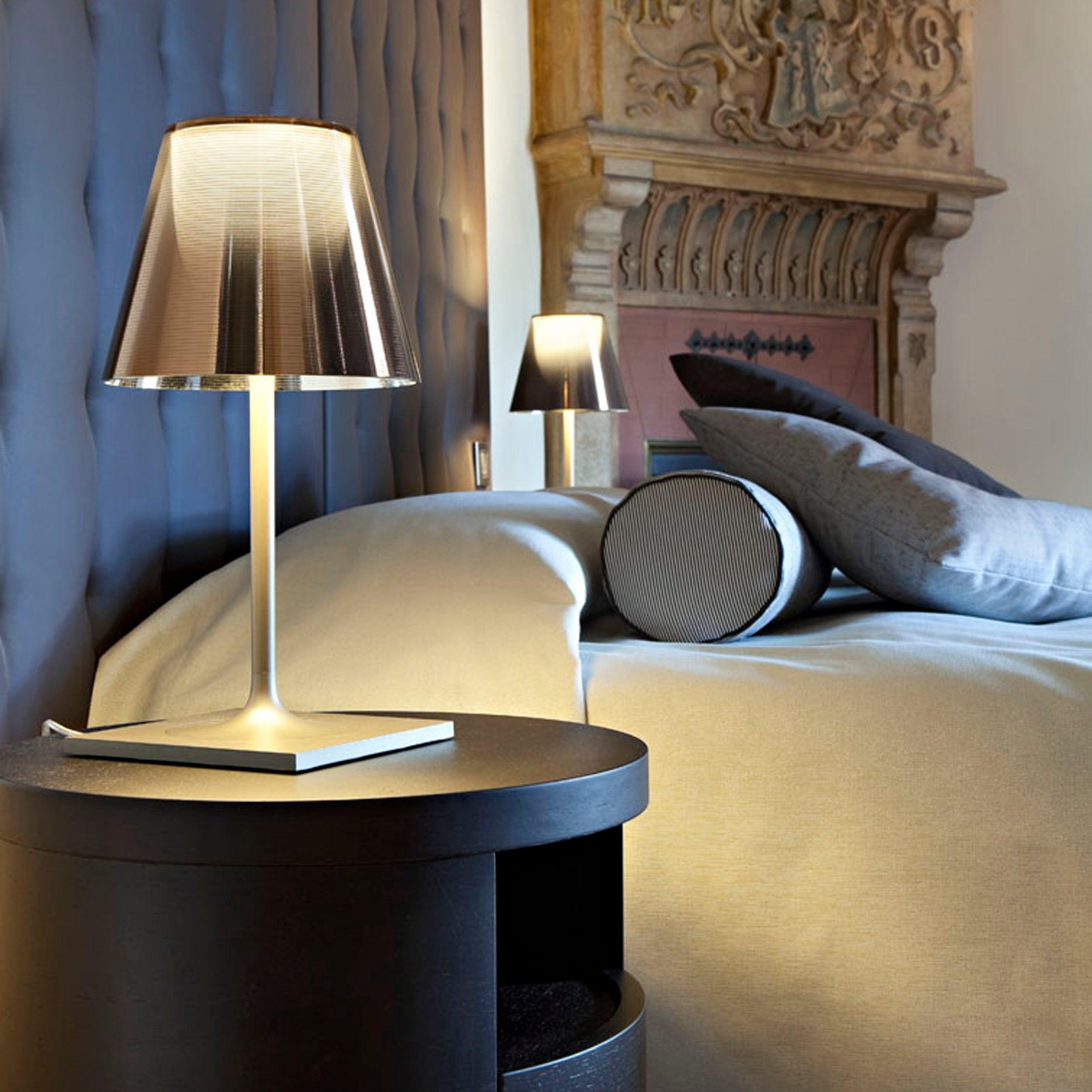 Bravon Plastic Table Lamp-Neutral Decor