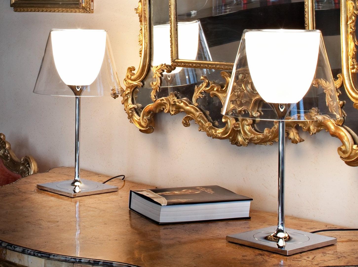Bravon Plastic Table Lamp-Neutral Decor