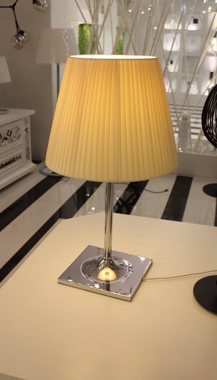 Bravon Plastic Table Lamp-Neutral Decor