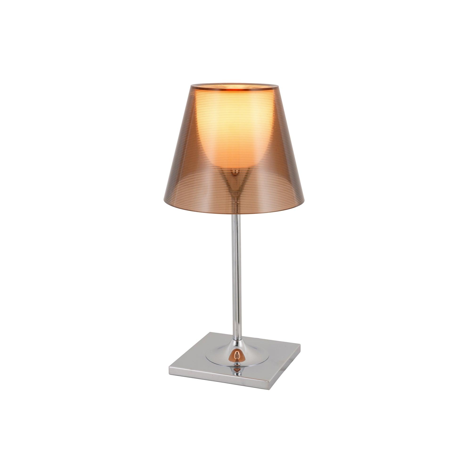 Bravon Plastic Table Lamp-Neutral Decor