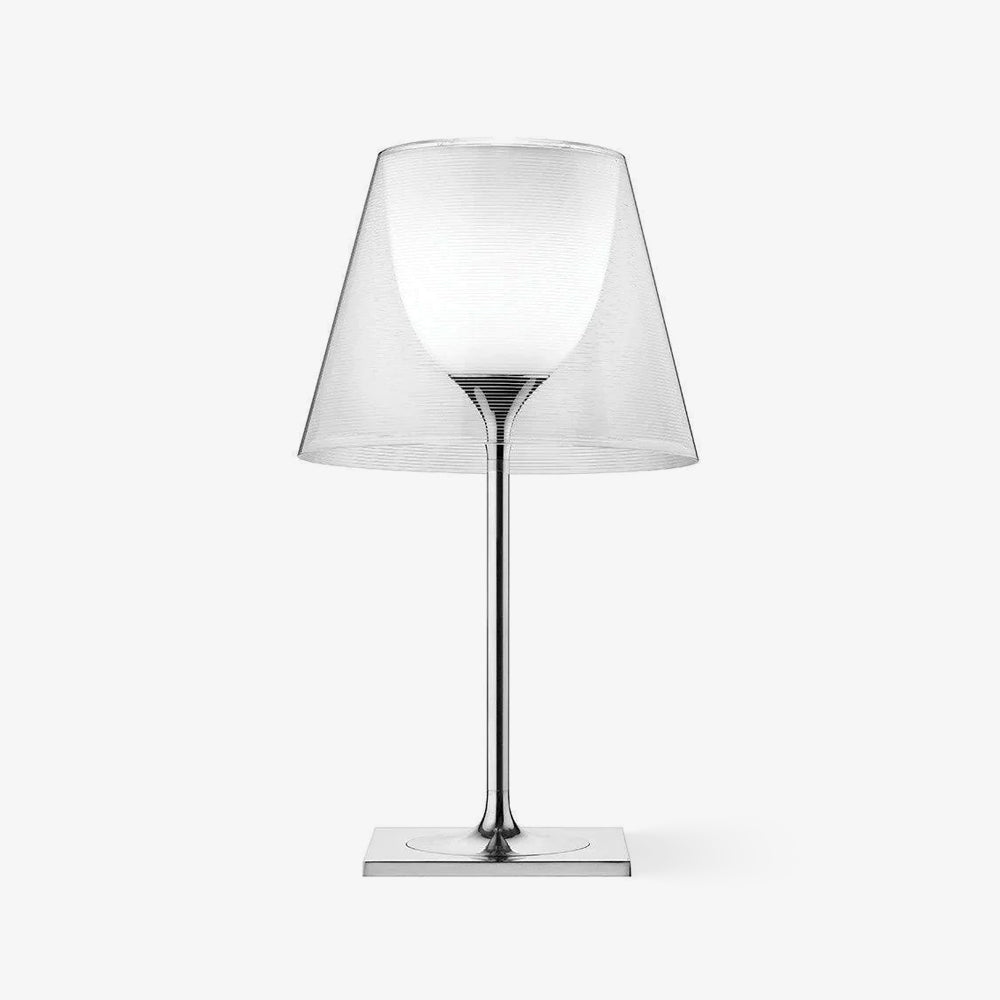 Bravon Plastic Table Lamp-Neutral Decor