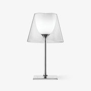 Bravon Plastic Table Lamp-Neutral Decor
