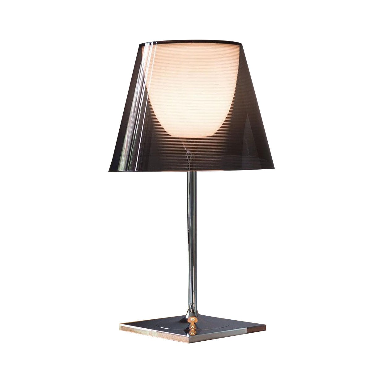 Bravon Plastic Table Lamp-Neutral Decor