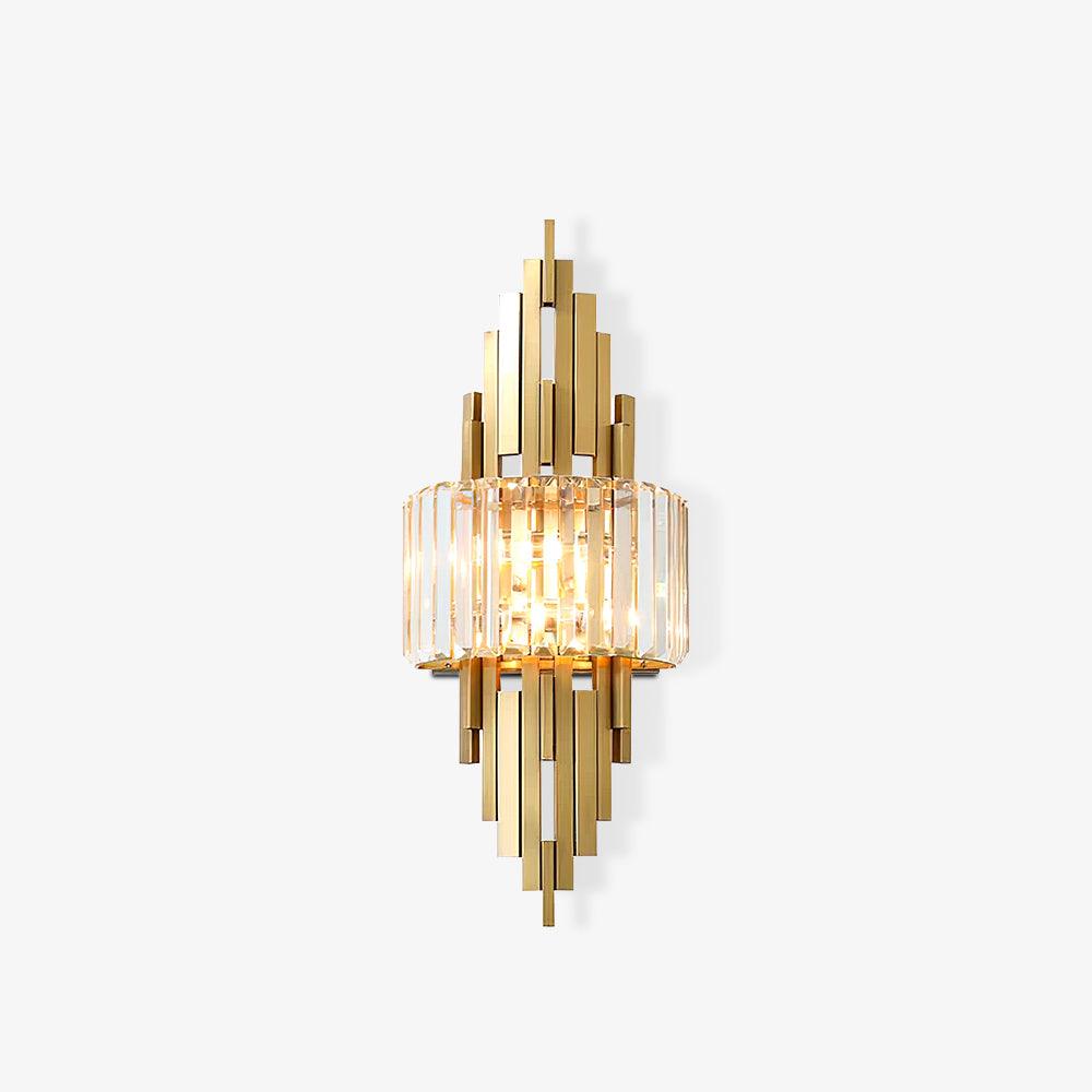 Voveliel Postmodern Luxury Crystal Glass Wall Lamp-Neutral Decor