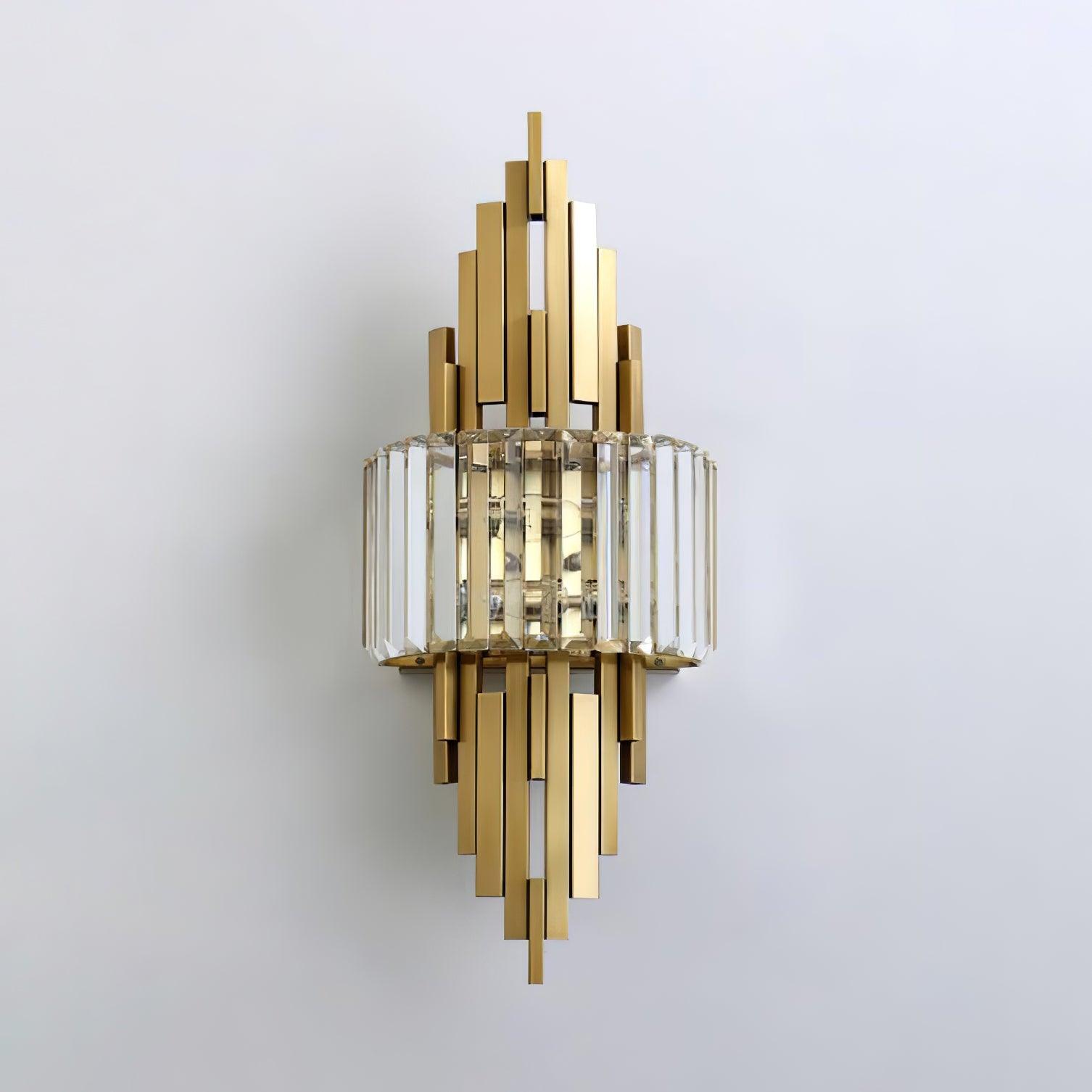 Voveliel Postmodern Luxury Crystal Glass Wall Lamp-Neutral Decor
