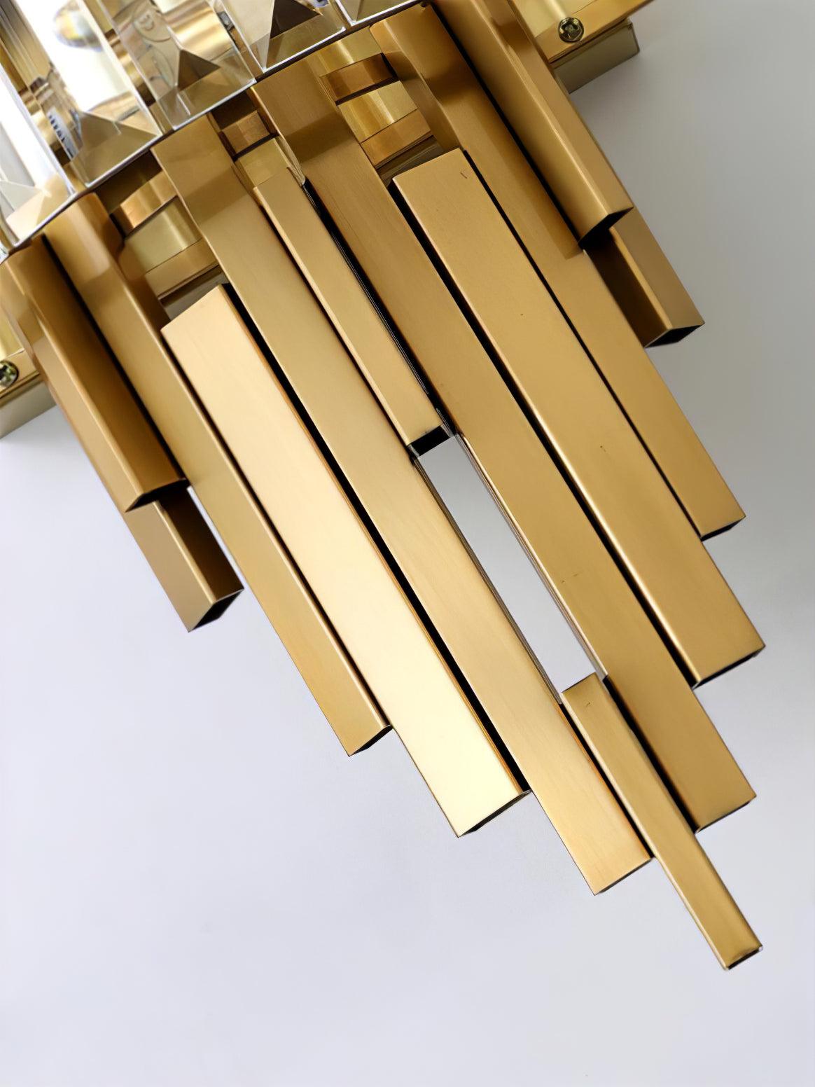 Voveliel Postmodern Luxury Crystal Glass Wall Lamp-Neutral Decor