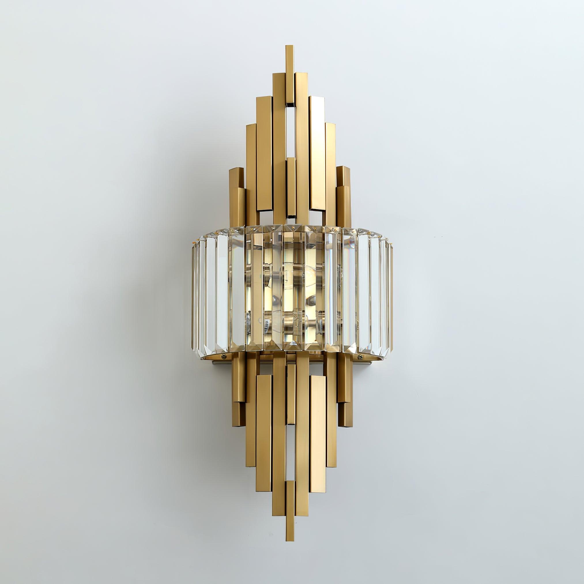 Voveliel Postmodern Luxury Crystal Glass Wall Lamp-Neutral Decor