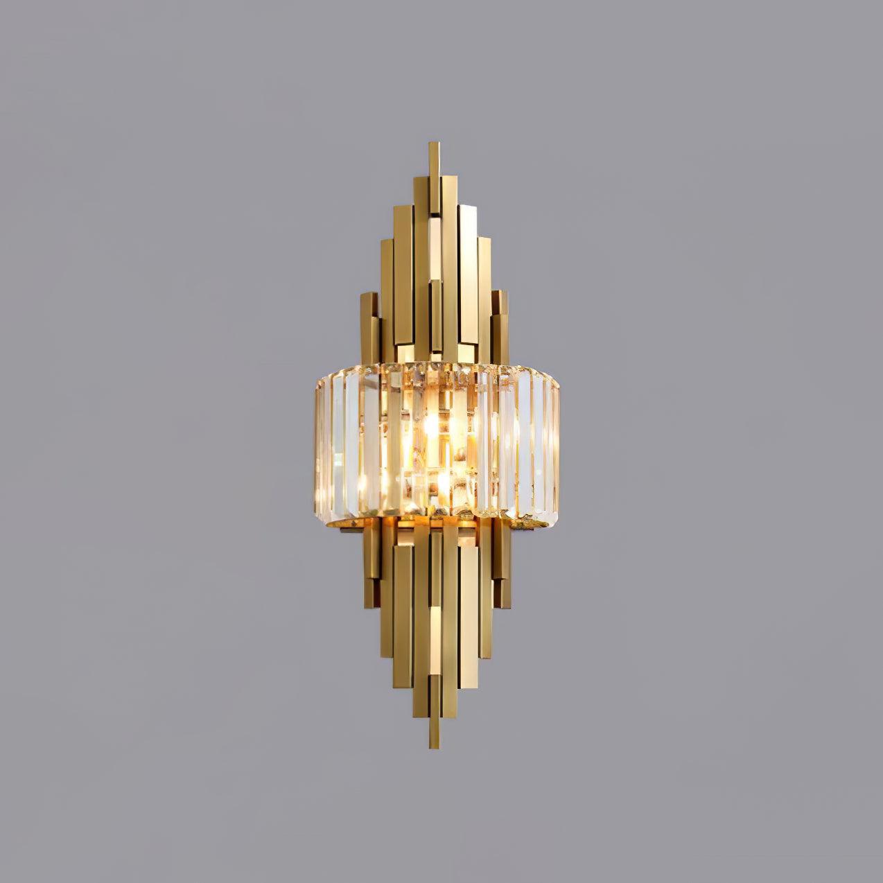 Voveliel Postmodern Luxury Crystal Glass Wall Lamp-Neutral Decor