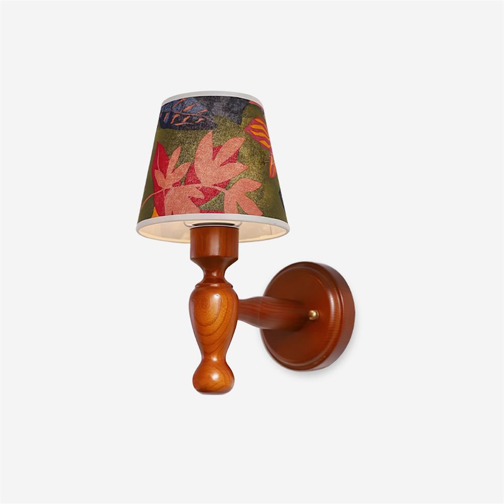 Orbel Mapleleaf Wooden Wall Lamp-Neutral Decor
