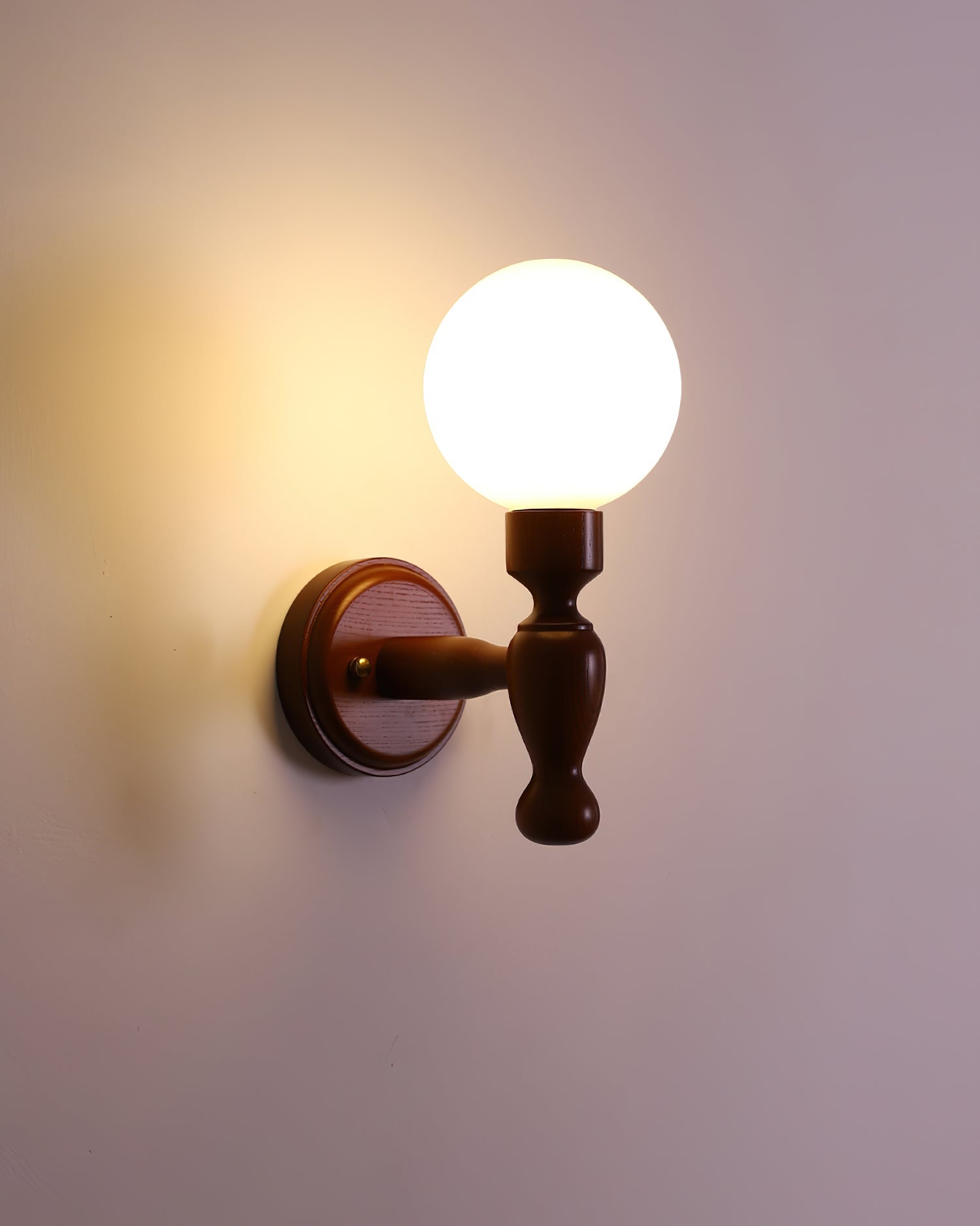 Orbel Mapleleaf Wooden Wall Lamp-Neutral Decor