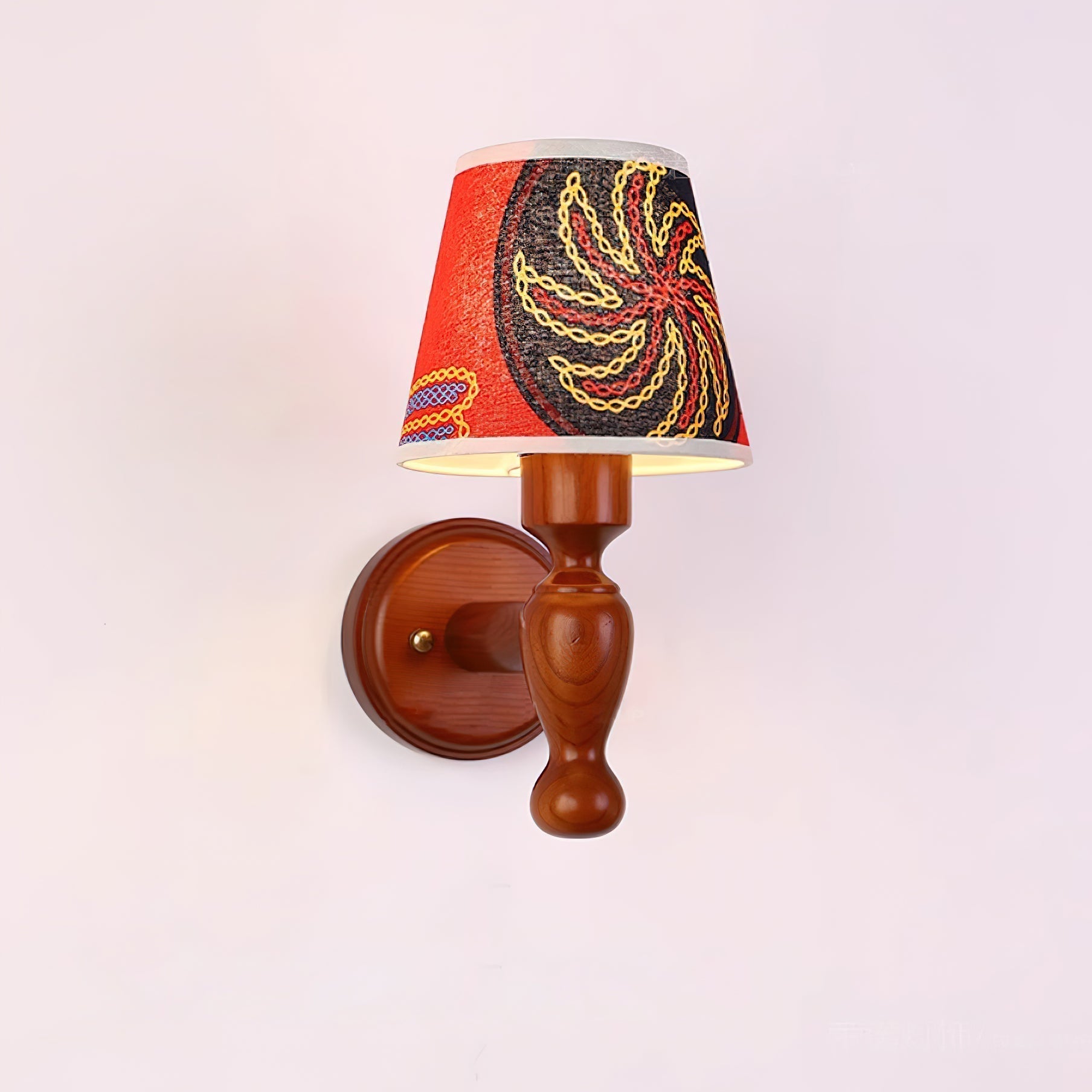 Orbel Mapleleaf Wooden Wall Lamp-Neutral Decor