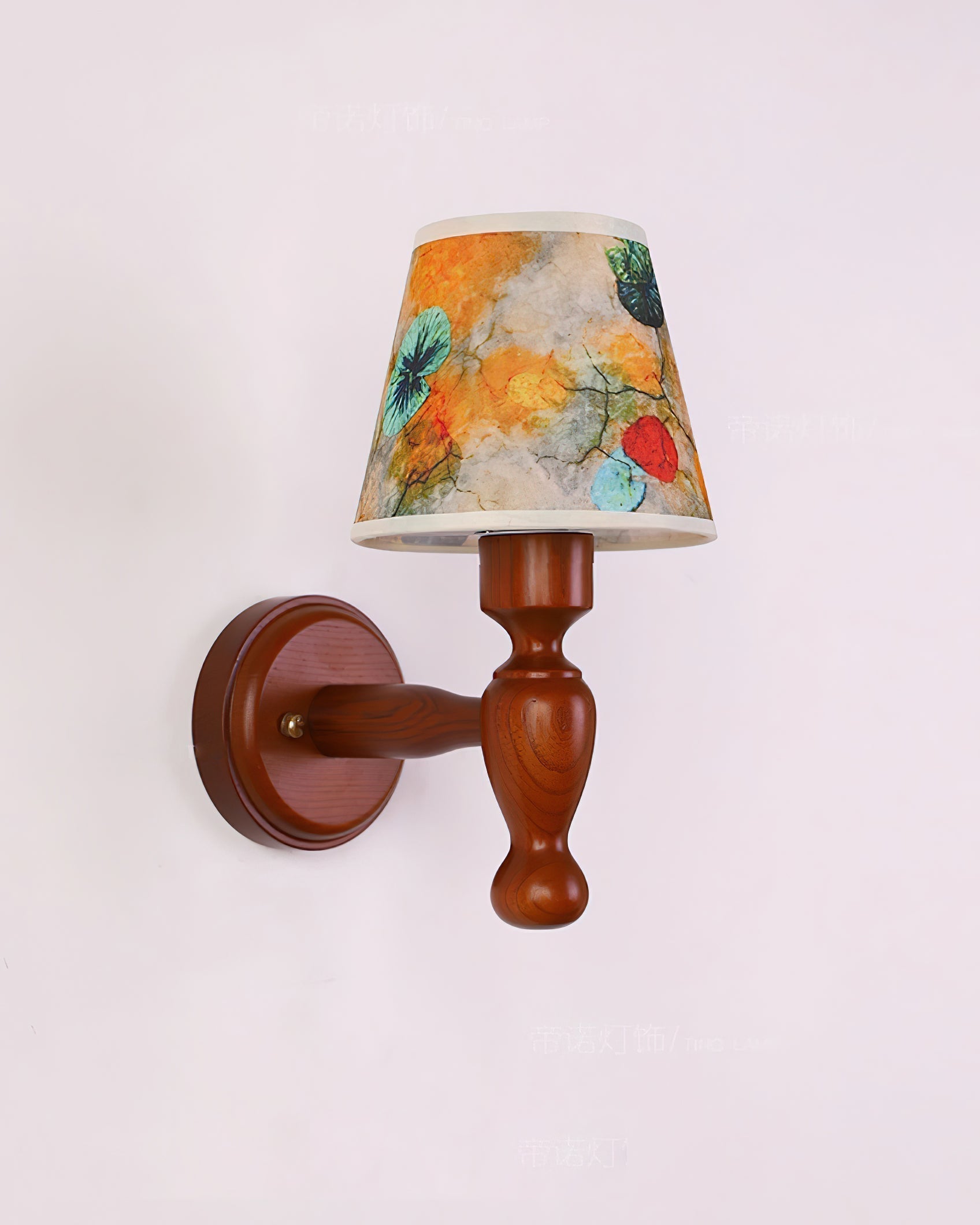 Orbel Mapleleaf Wooden Wall Lamp-Neutral Decor