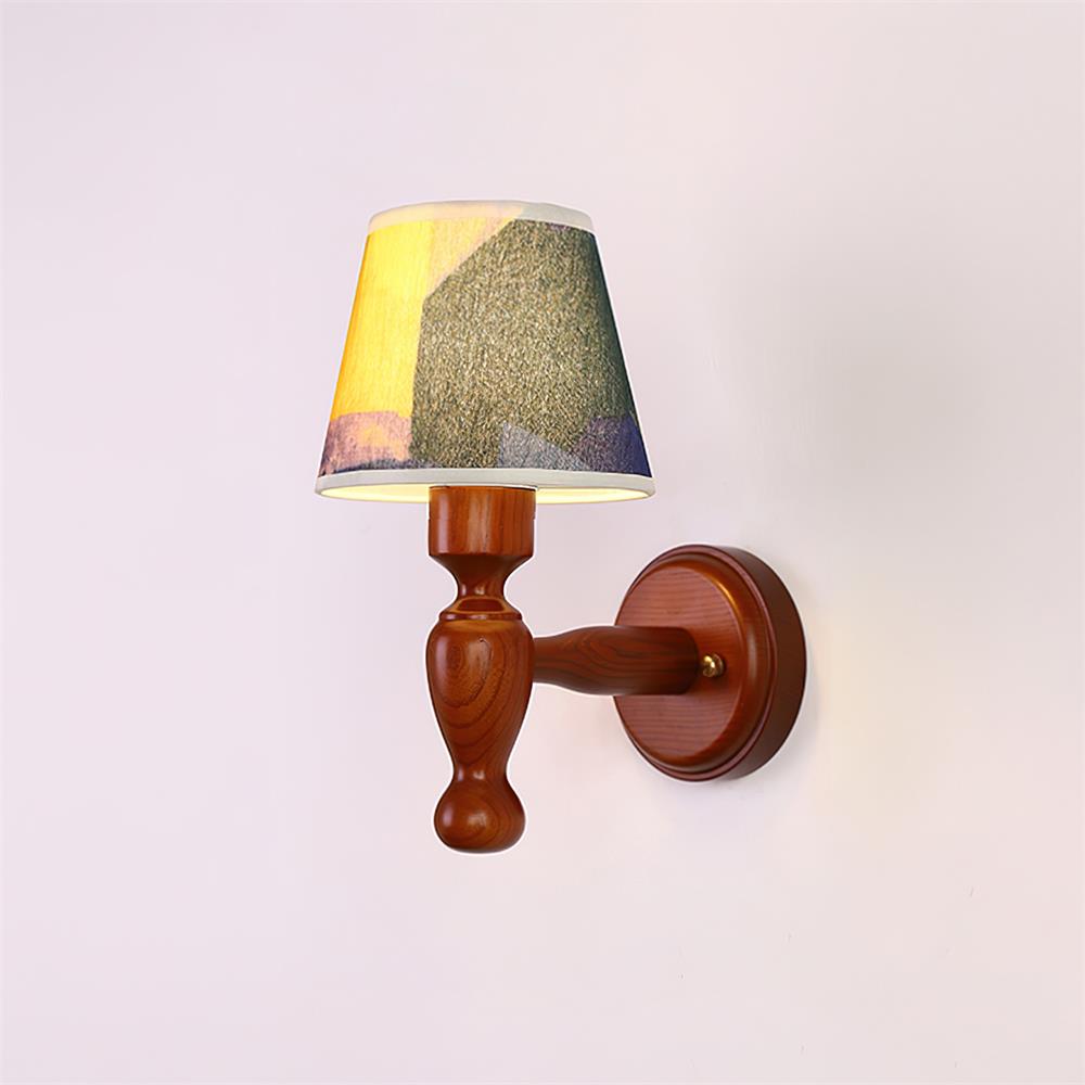 Orbel Mapleleaf Wooden Wall Lamp-Neutral Decor