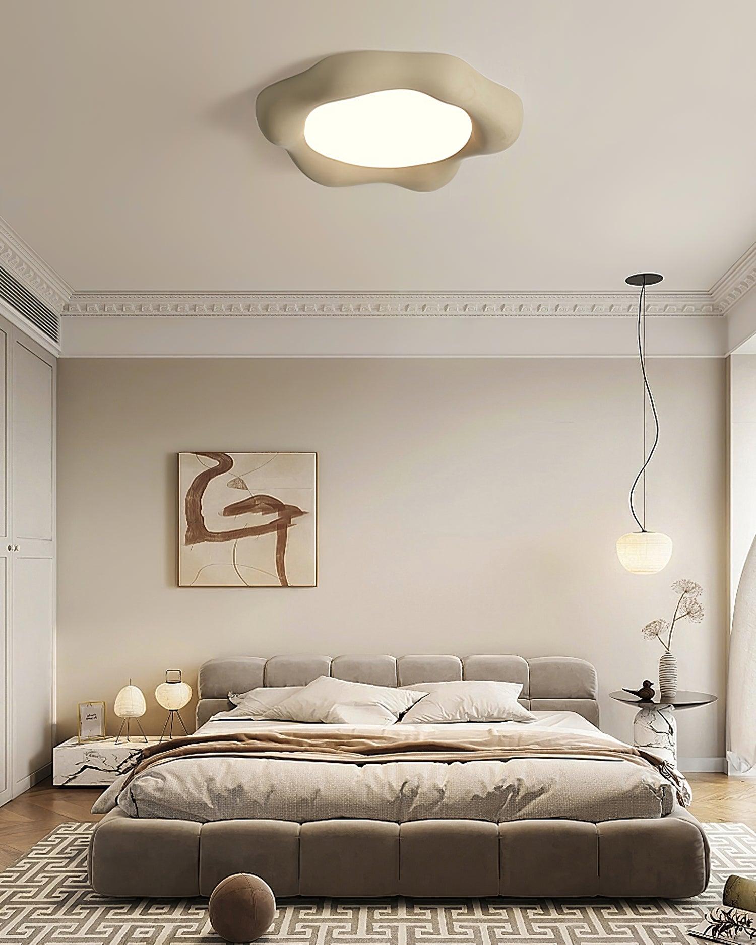 Cloren Premium Nordic Art Resin Ceiling Lamp-Neutral Decor