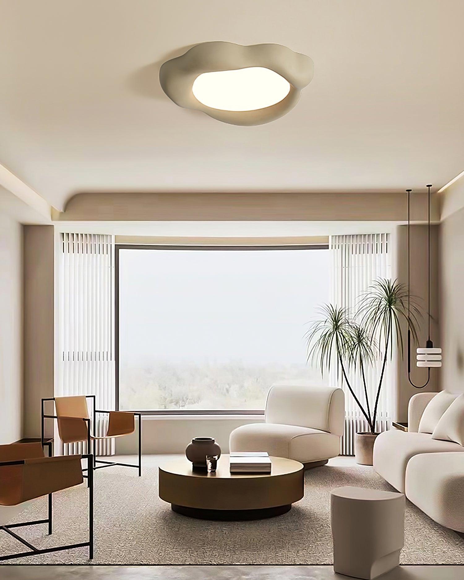 Cloren Premium Nordic Art Resin Ceiling Lamp-Neutral Decor