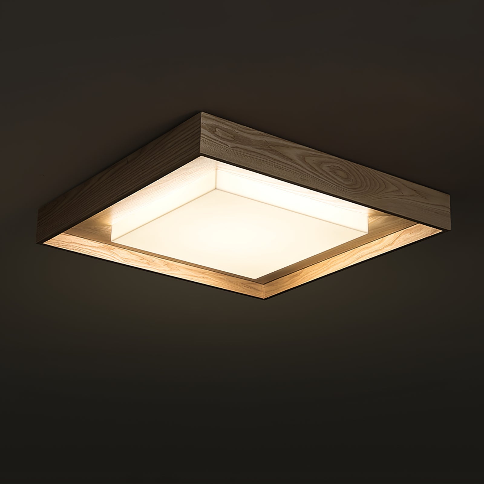 Auro Rustic Wood Ceiling Light-Neutral Decor