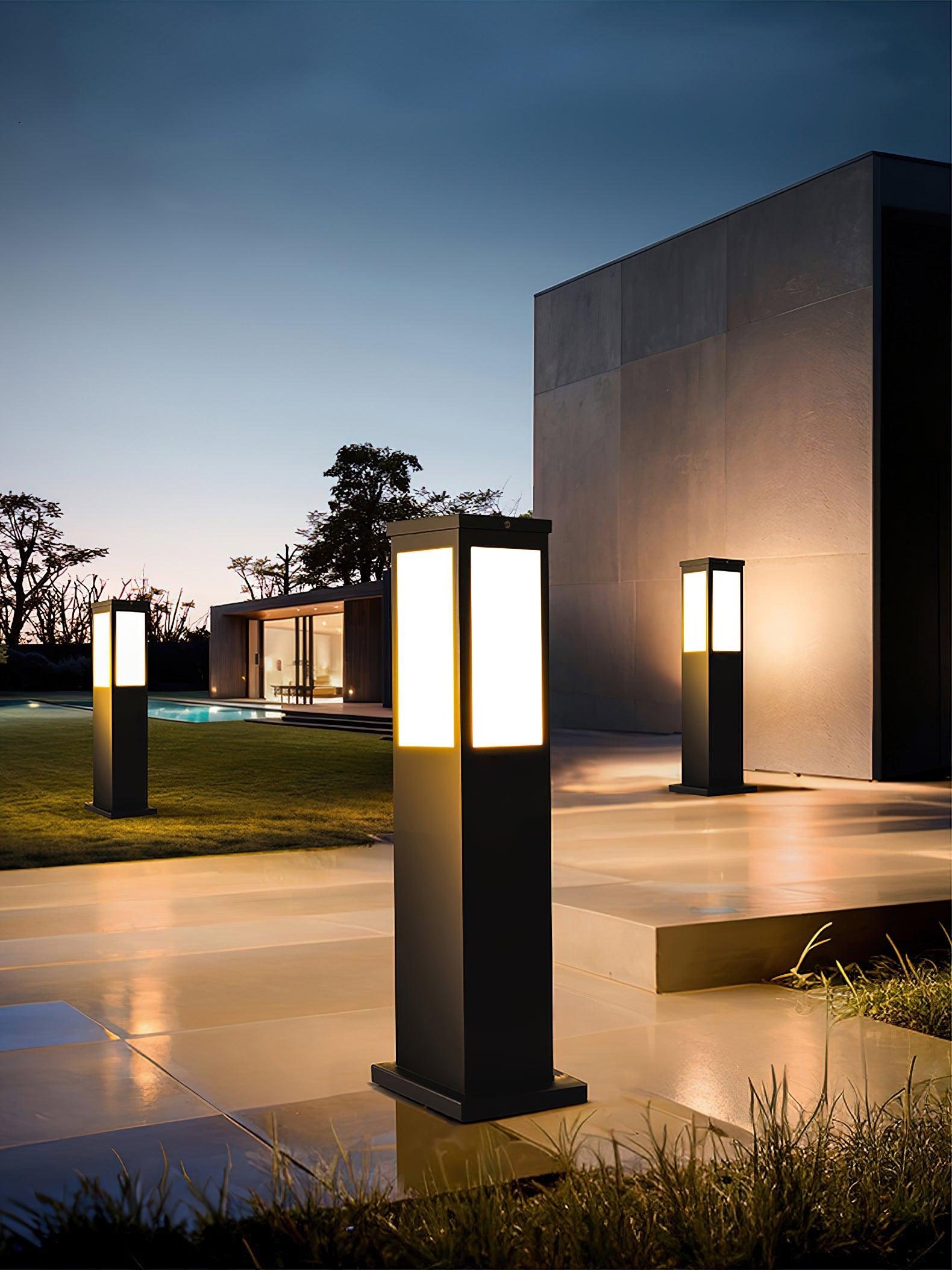 Aspren Bollard Solar Outdoor Light-Neutral Decor