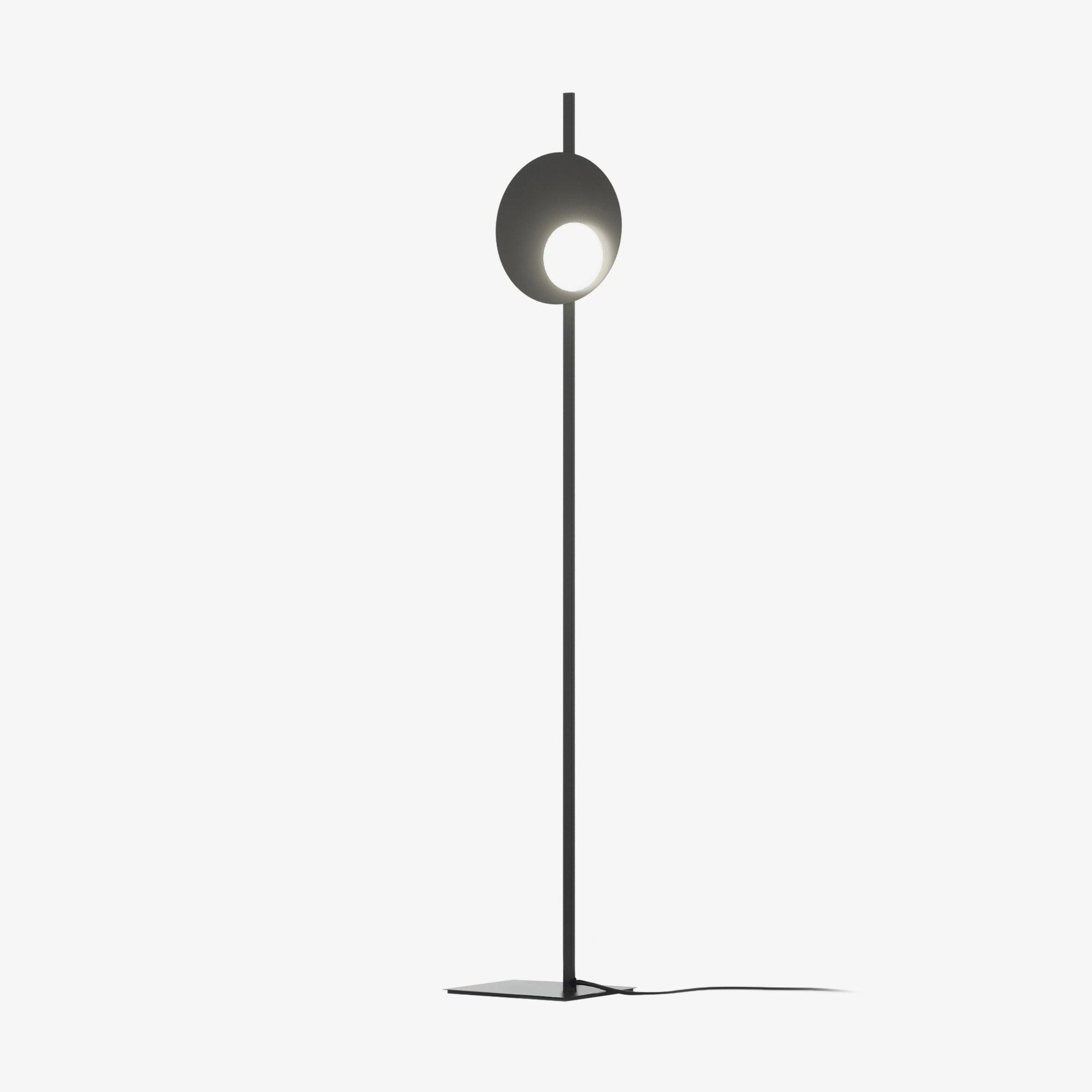 Vibe Minimalist Glass Floor Lamp-Neutral Decor