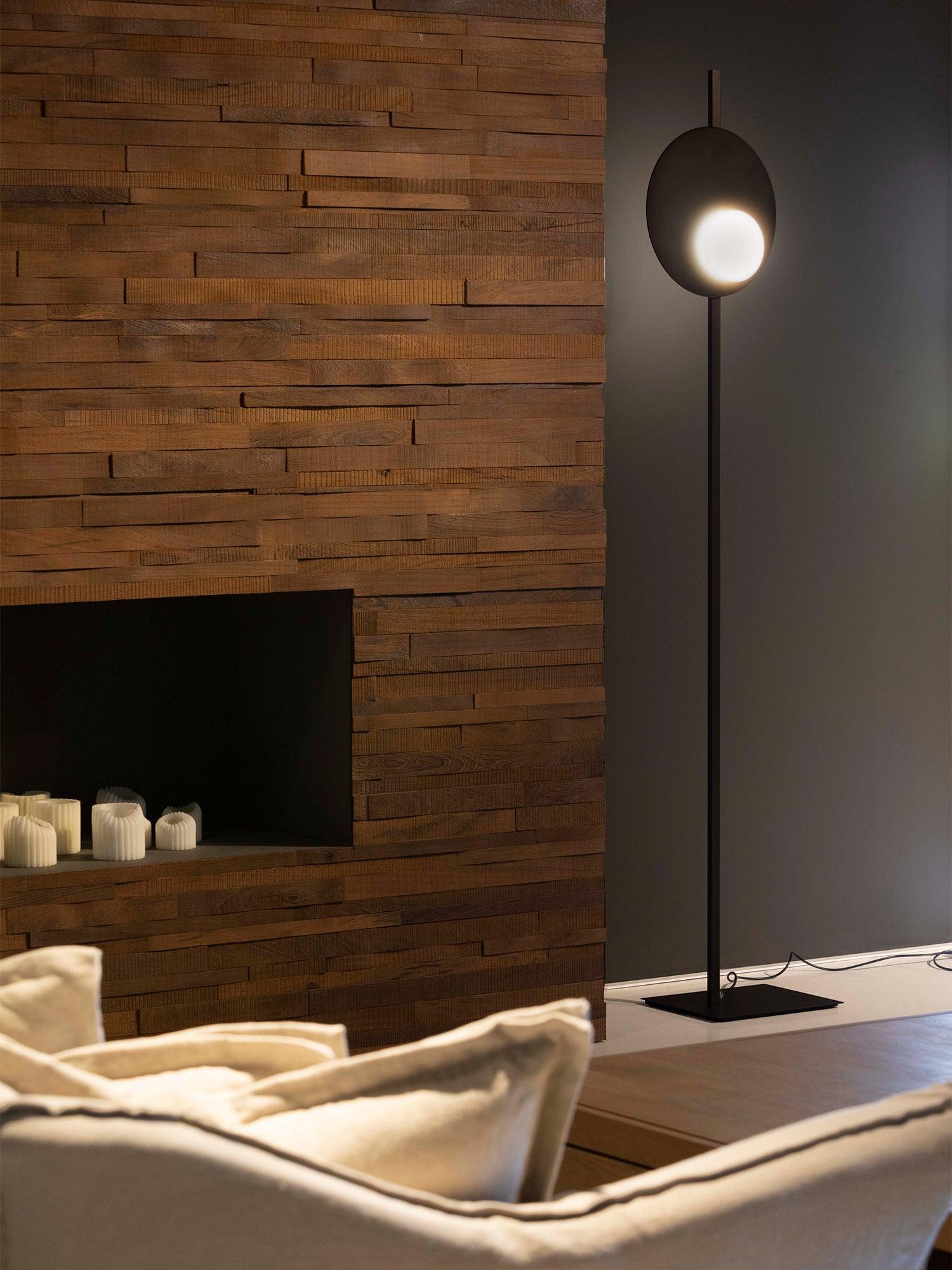 Vibe Minimalist Glass Floor Lamp-Neutral Decor
