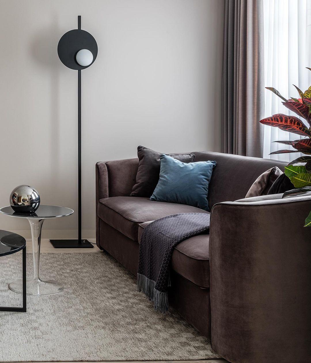 Vibe Minimalist Glass Floor Lamp-Neutral Decor