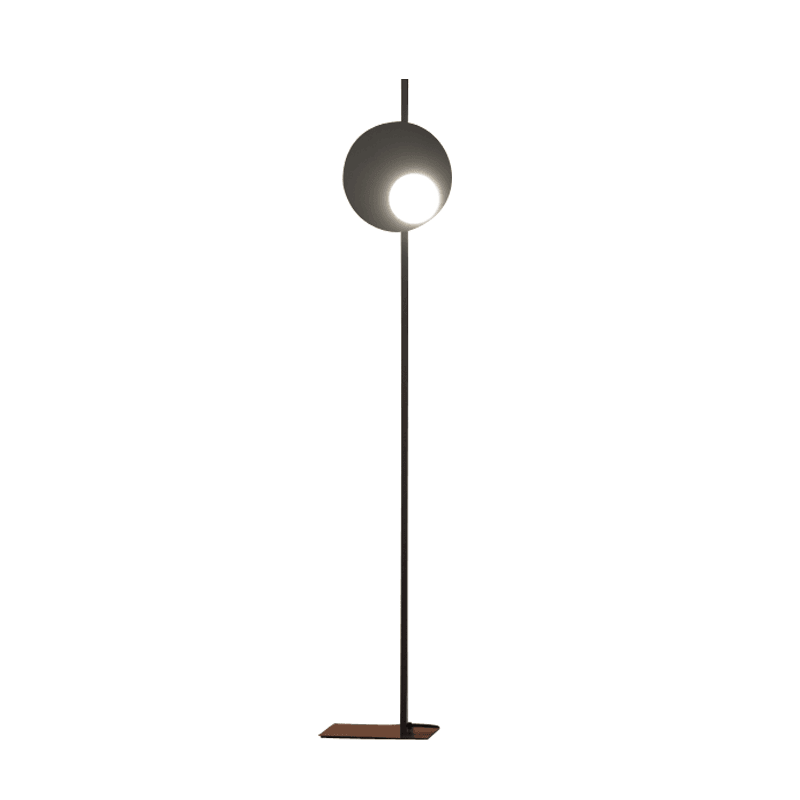 Vibe Minimalist Glass Floor Lamp-Neutral Decor