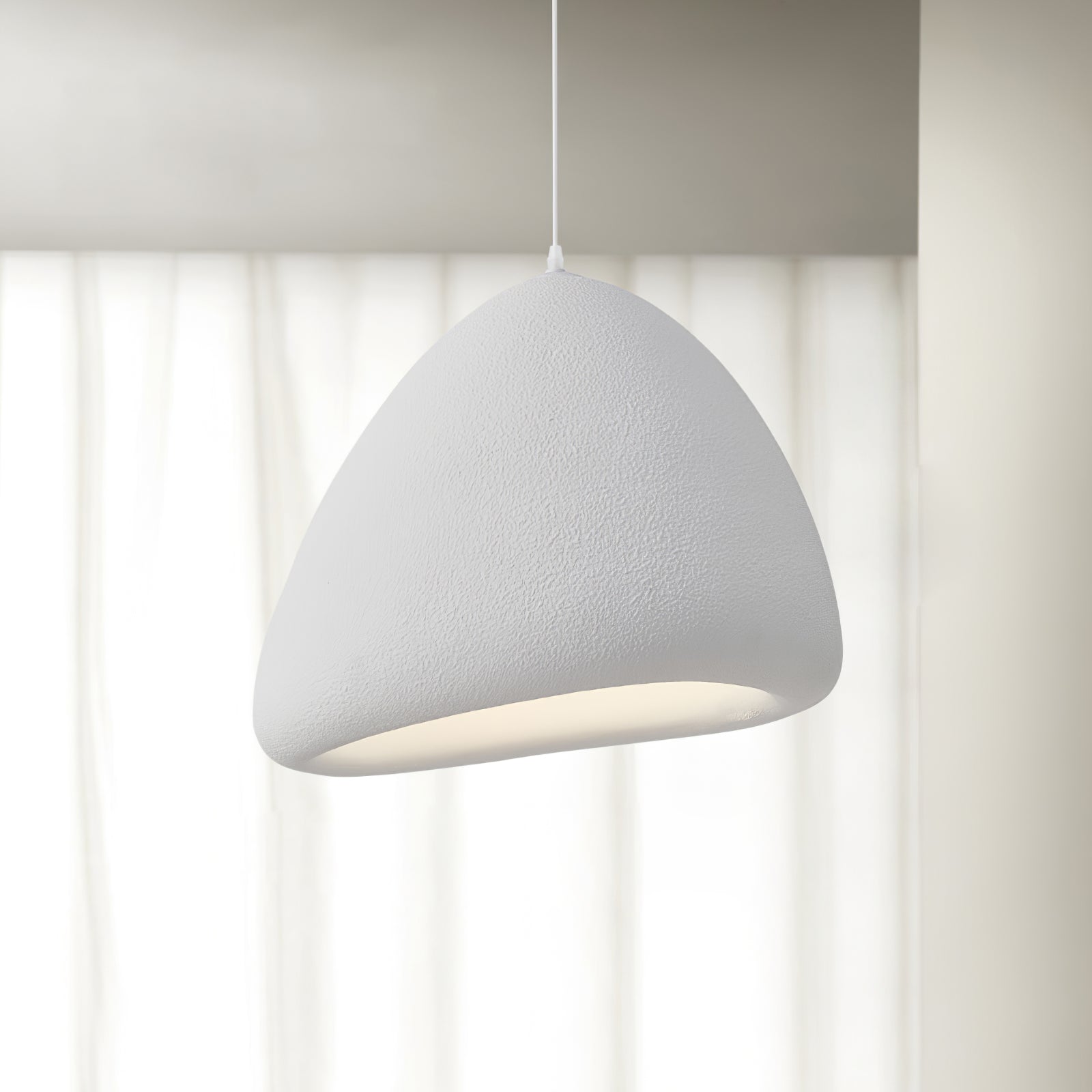 Ovalo Wabi-Sabi Pendant Light-Neutral Decor