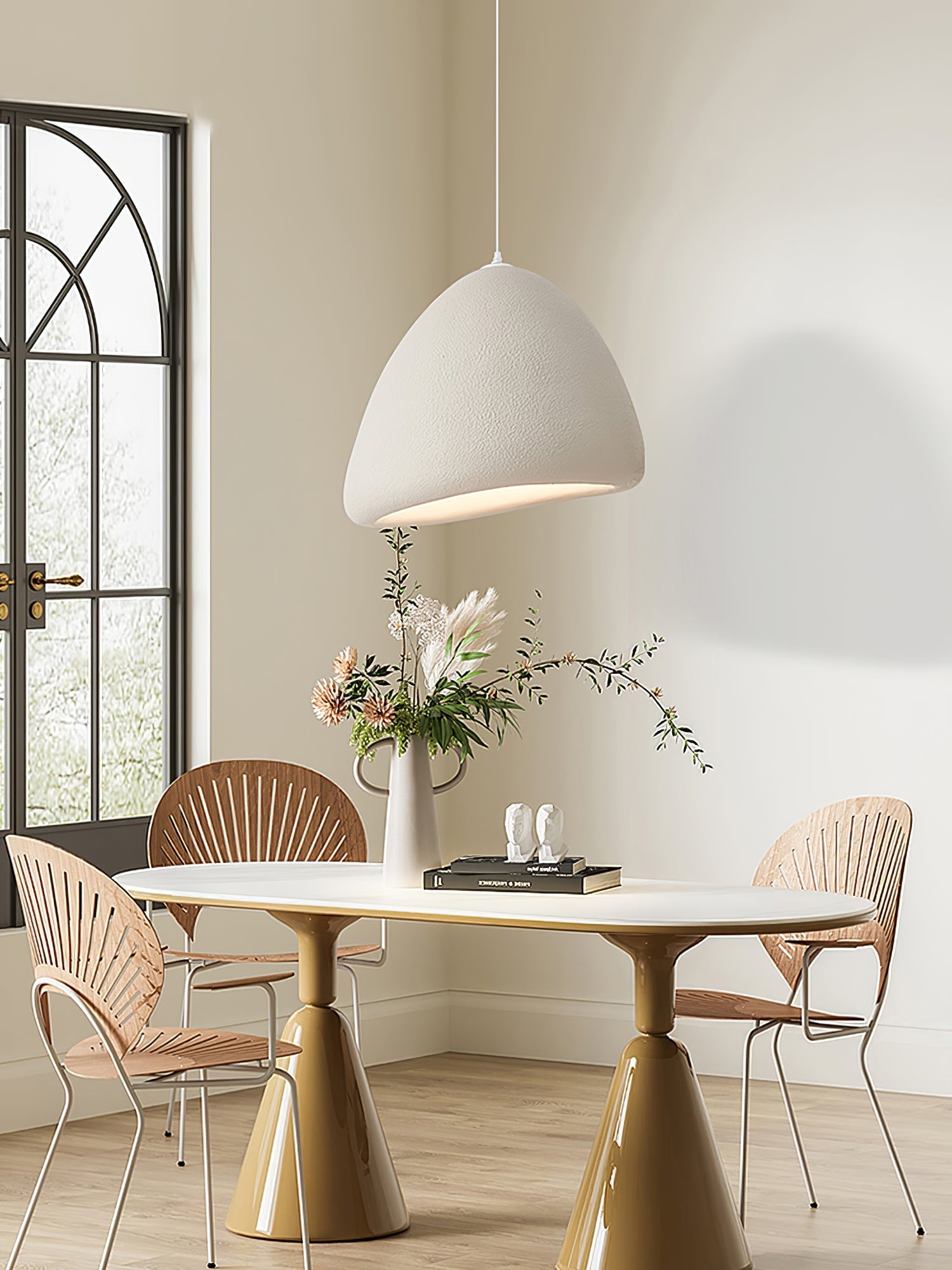 Ovalo Wabi-Sabi Pendant Light-Neutral Decor