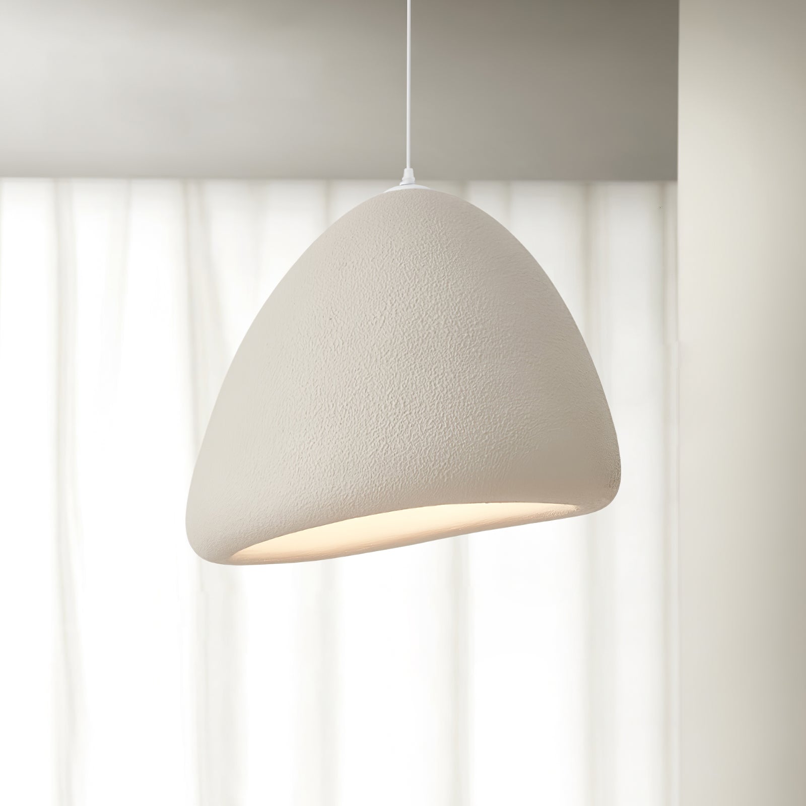 Ovalo Wabi-Sabi Pendant Light-Neutral Decor