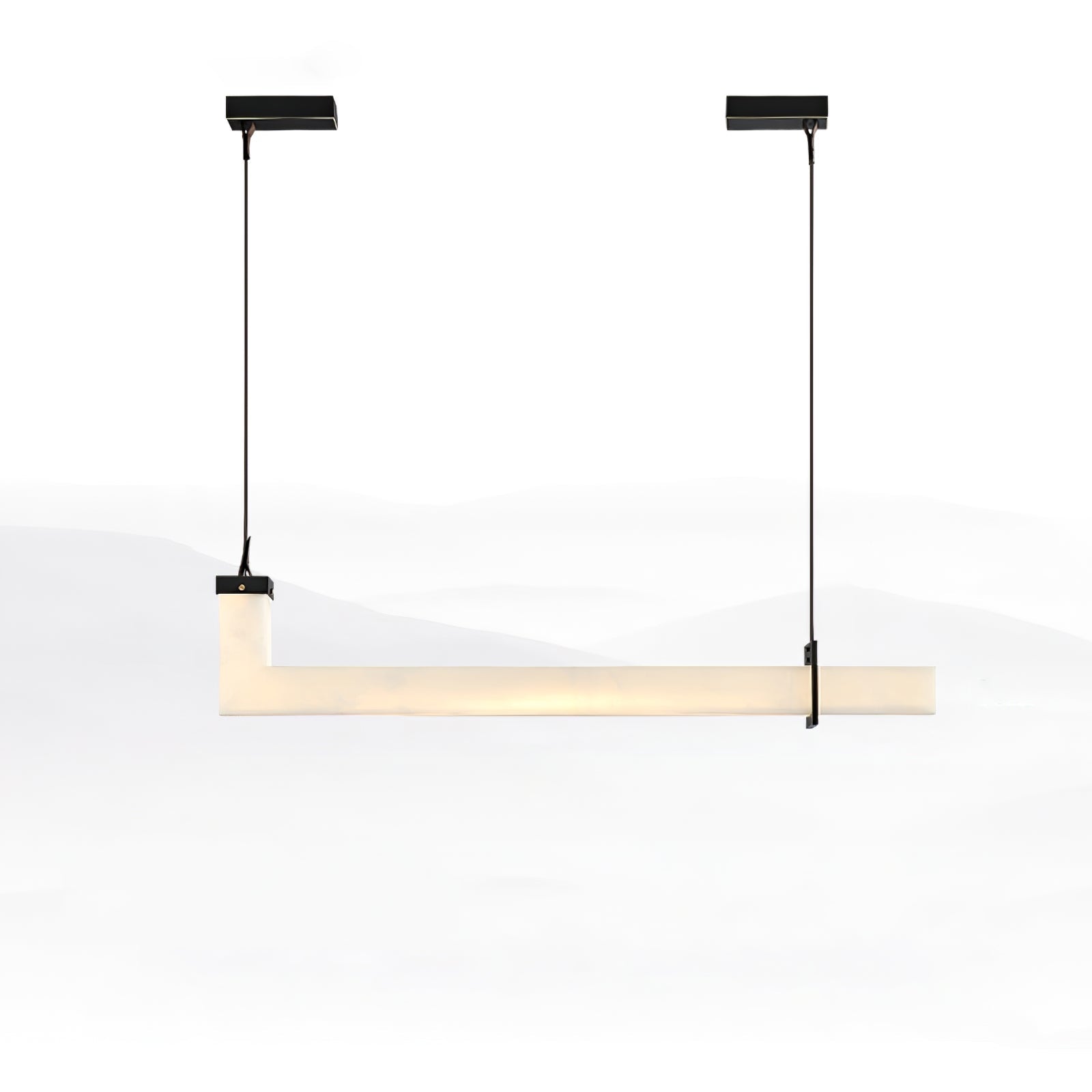 Astra Linear Alabaster Pendant Light-Neutral Decor