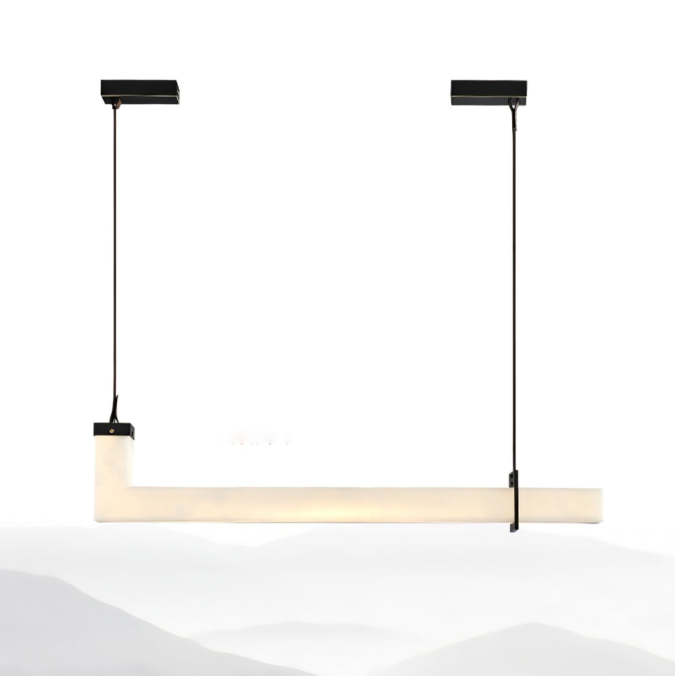 Astra Linear Alabaster Pendant Light-Neutral Decor