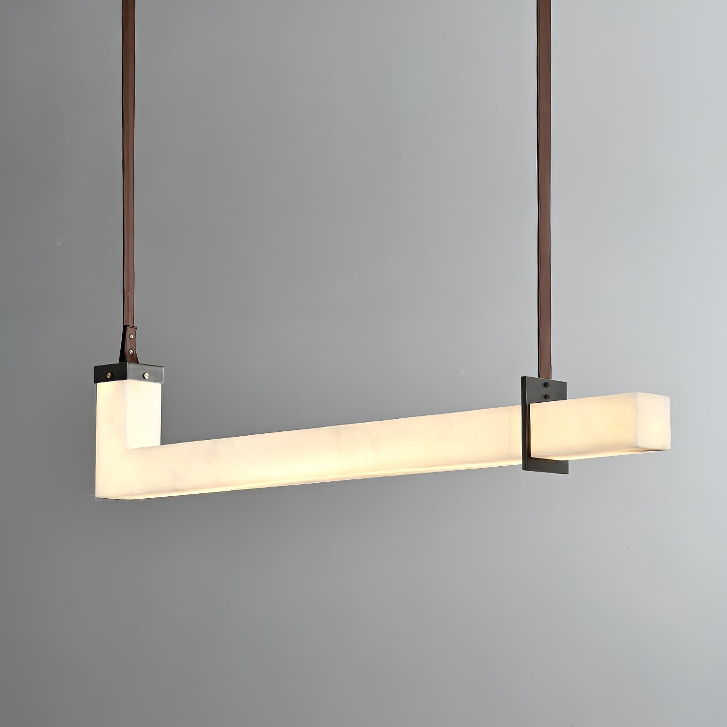 Astra Linear Alabaster Pendant Light-Neutral Decor