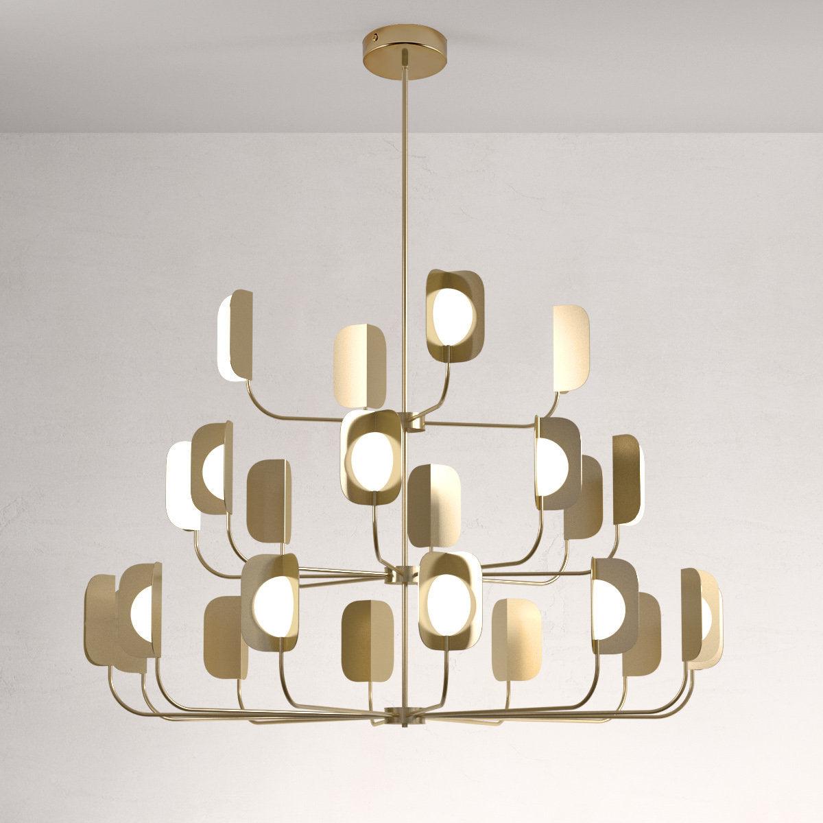 LEAF Chandelier-Neutral Decor