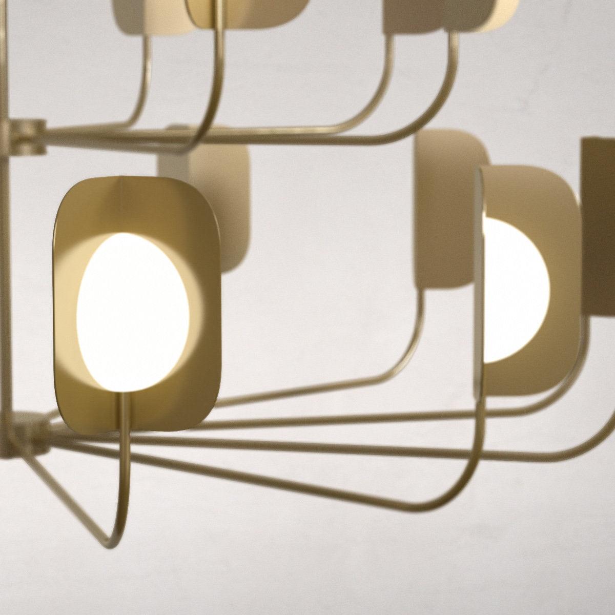 LEAF Chandelier-Neutral Decor