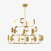 LEAF Chandelier-Neutral Decor