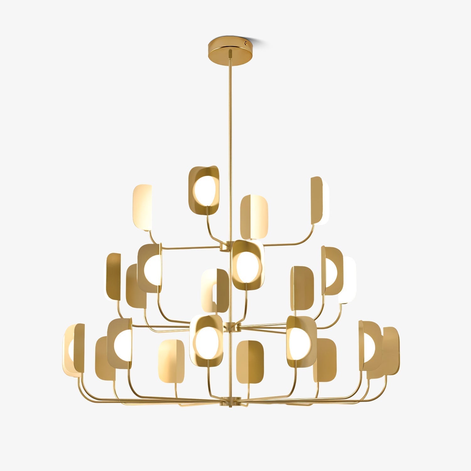 LEAF Chandelier-Neutral Decor