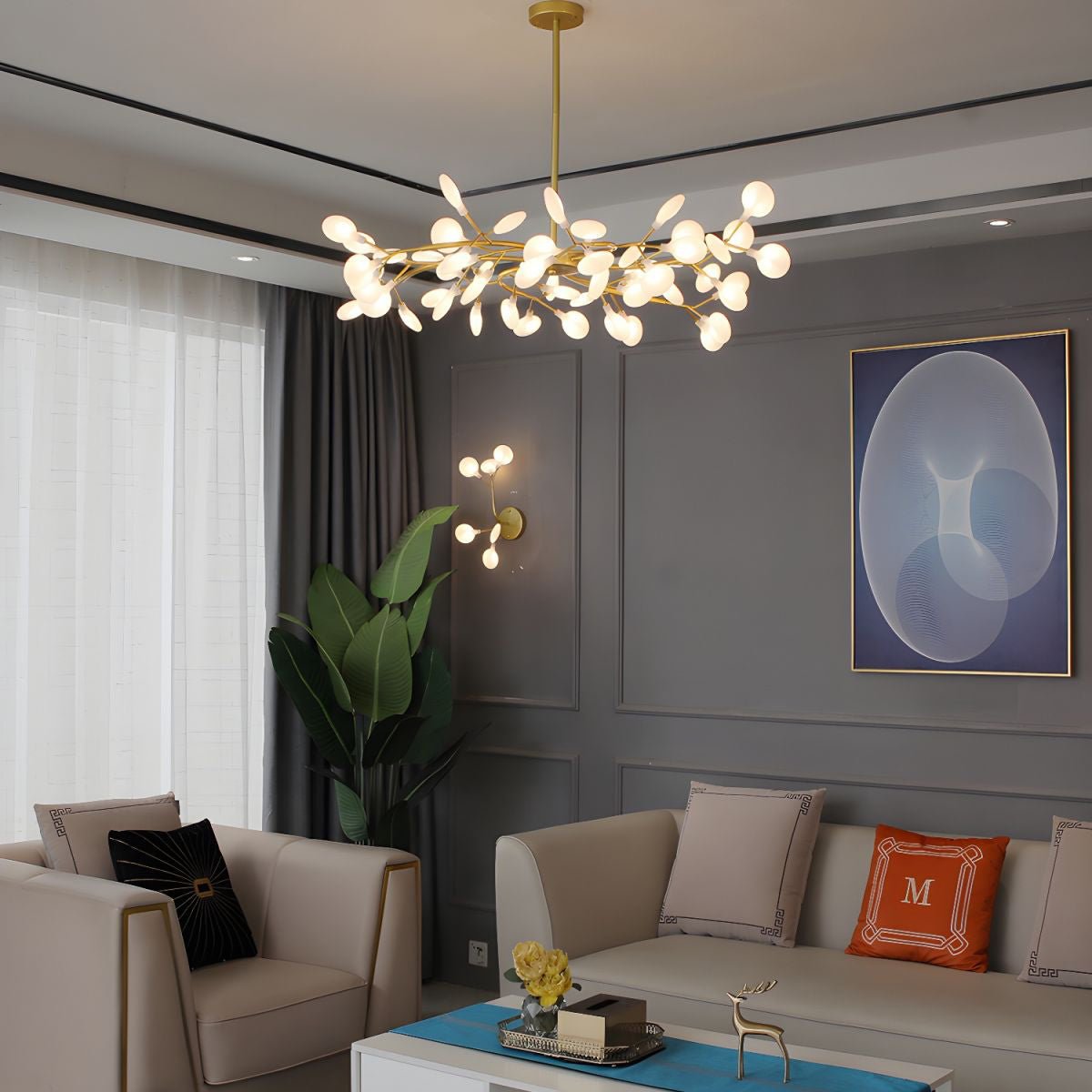 Lustra Chandelier LED Firefly-Neutral Decor