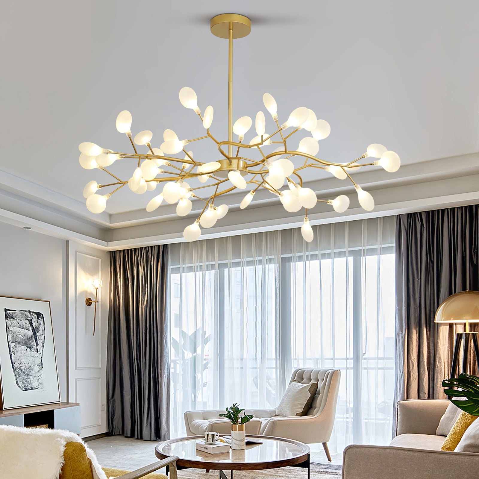 Lustra Chandelier LED Firefly-Neutral Decor