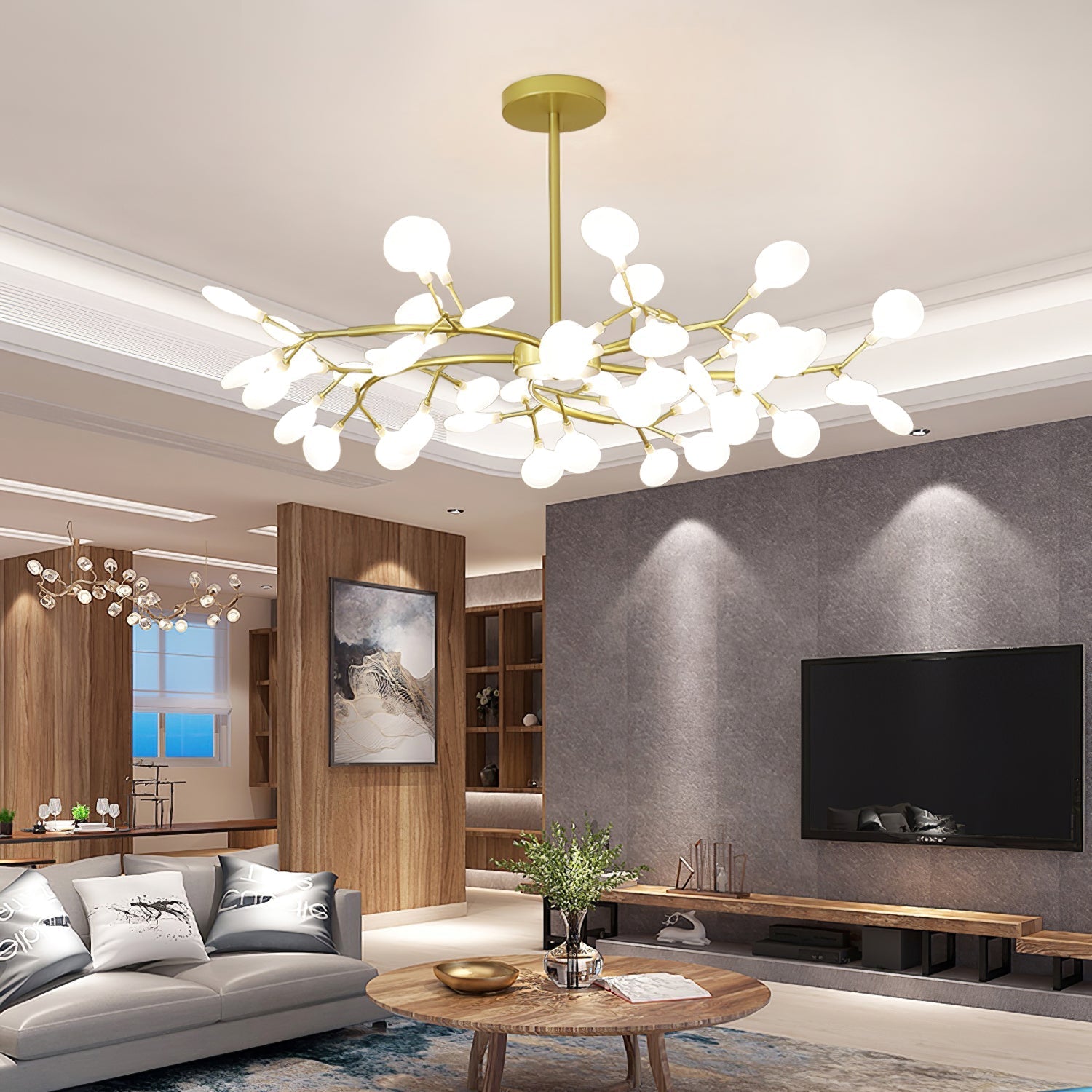 Lustra Chandelier LED Firefly-Neutral Decor