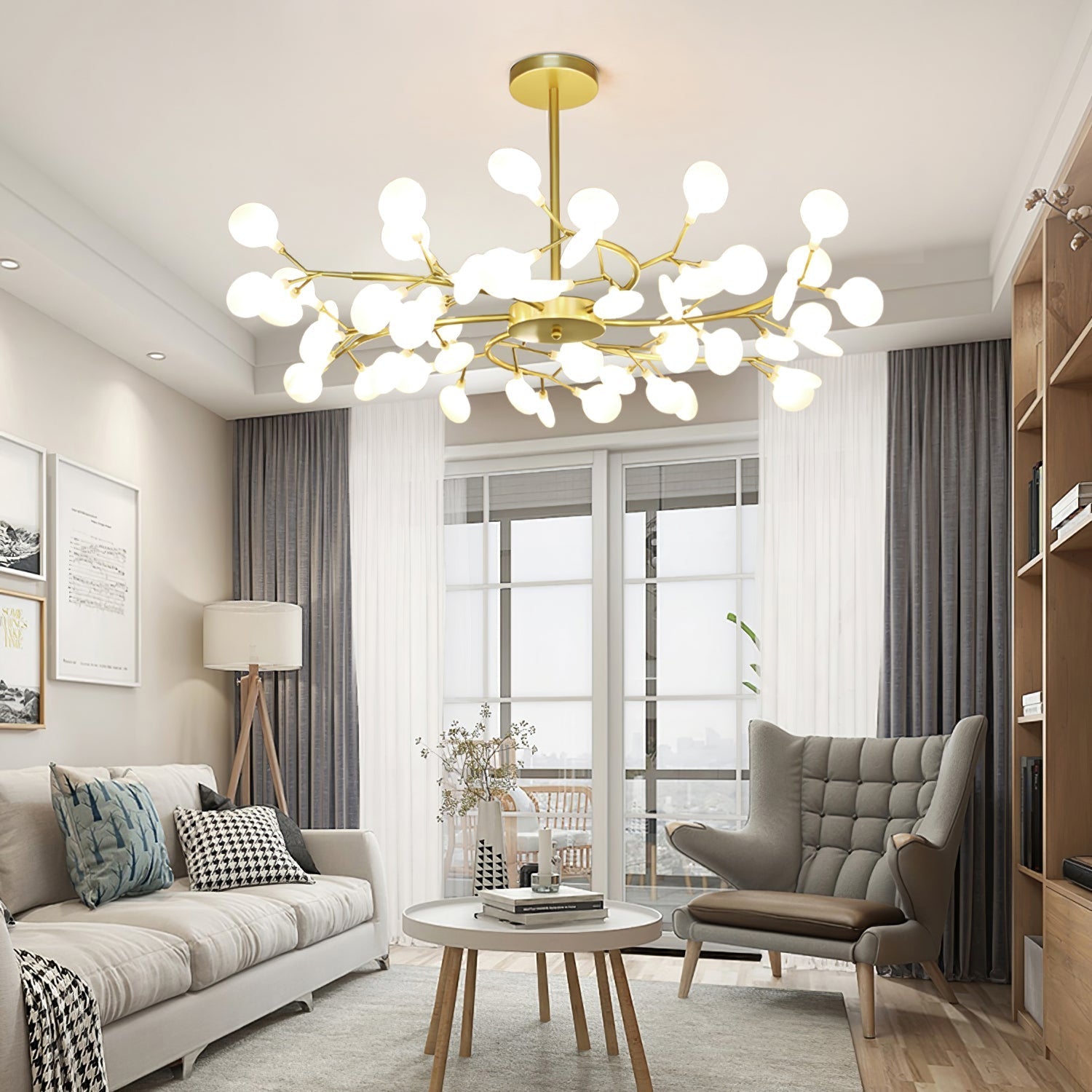 Lustra Chandelier LED Firefly-Neutral Decor