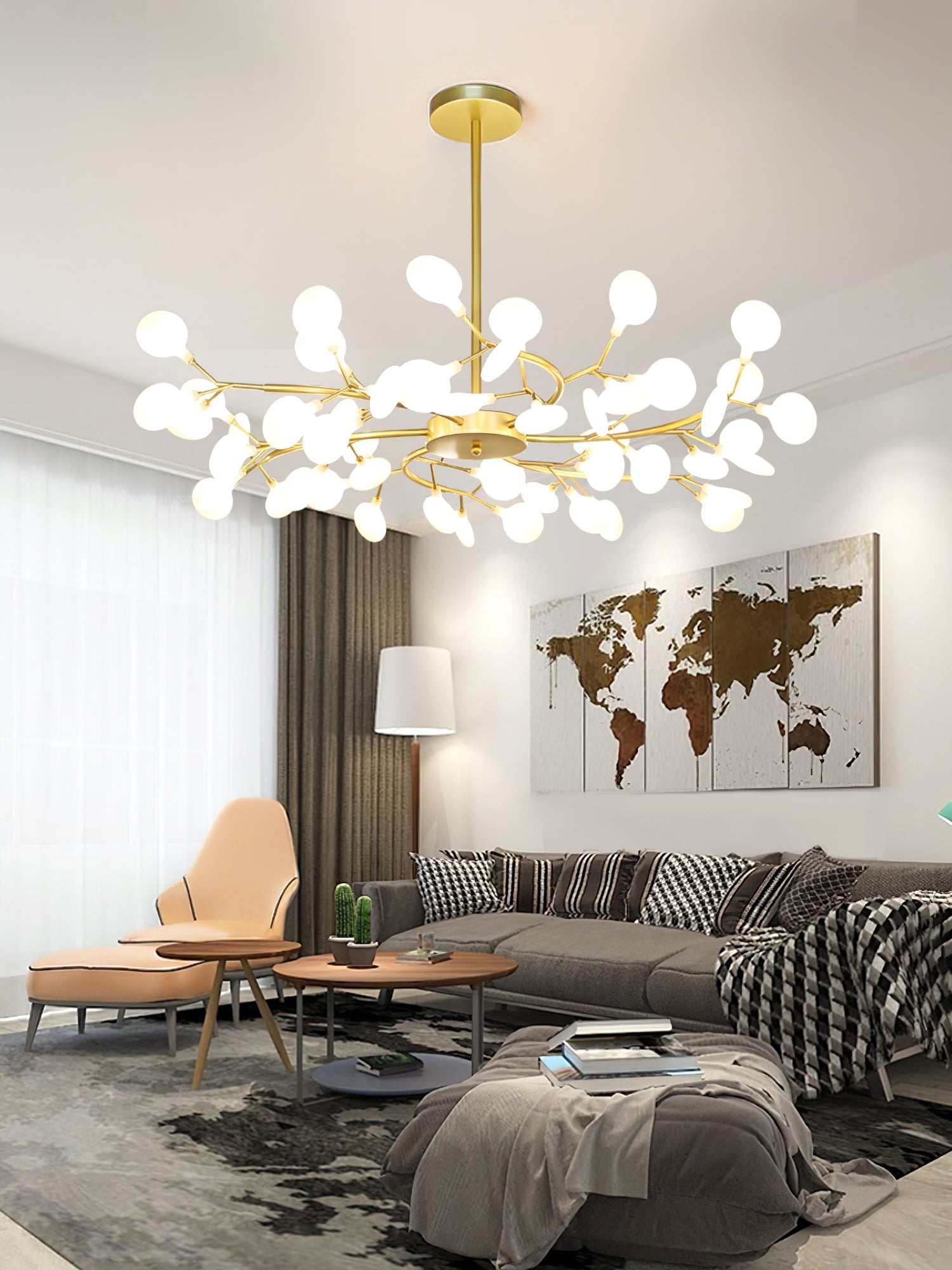 Lustra Chandelier LED Firefly-Neutral Decor
