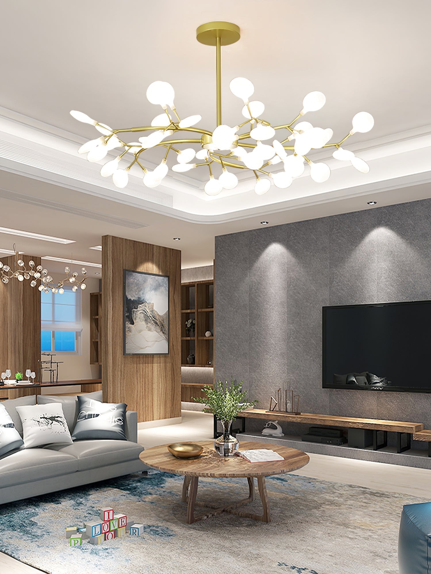 Lustra Chandelier LED Firefly-Neutral Decor