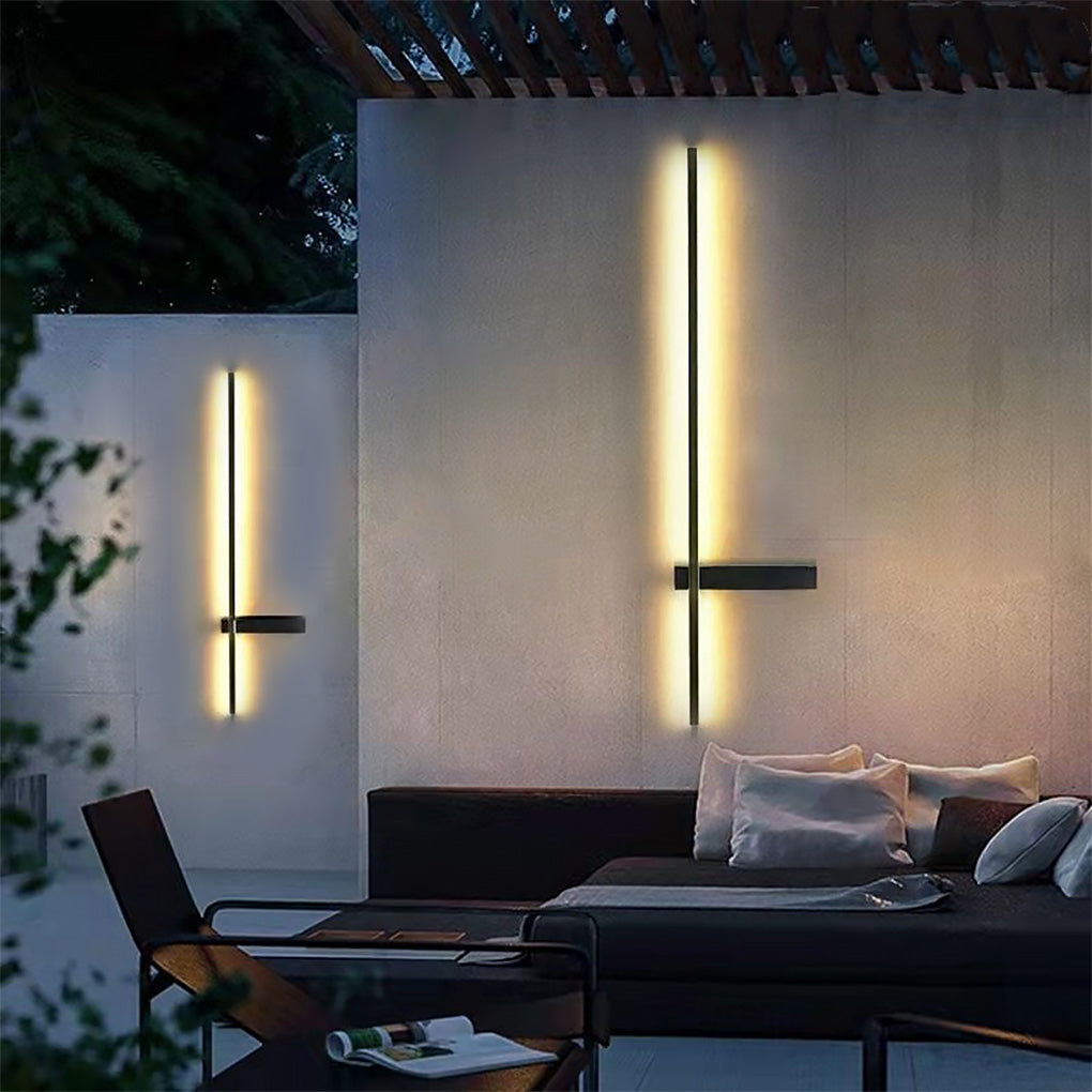 Guye Interlaced Line Modern Outdoor Wall Lights