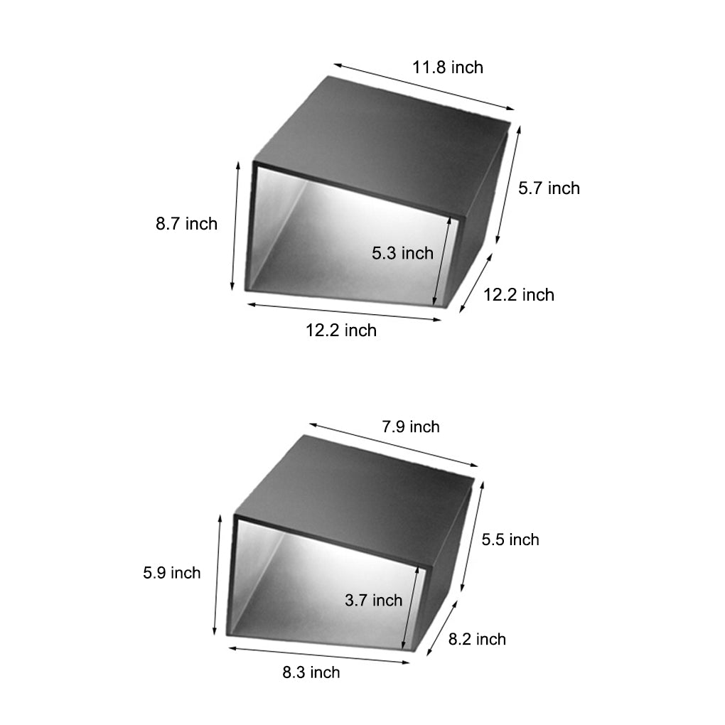 Reginald Unique Landscape Geometric Stainless Steel Outdoor Light