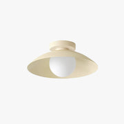 Arisha Modern Flush Mount Ceiling Light Black Red Pink Yellow Bedroom - Neutral Decor