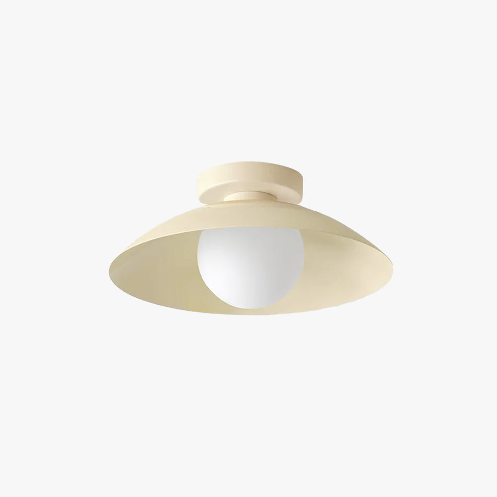 Arisha Modern Flush Mount Ceiling Light Black Red Pink Yellow Bedroom - Neutral Decor