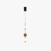 Valentina Modern LED Pendant Light Red Metal Bedroom Living Room - Neutral Decor