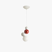 Valentina Modern LED Pendant Light White Metal Bedroom Living Room - Neutral Decor