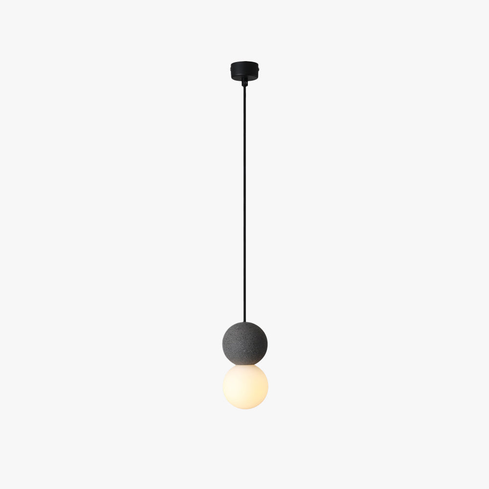 Avi Modern LED Pendant Light Black Metal Bedroom Living Room - Neutral Decor